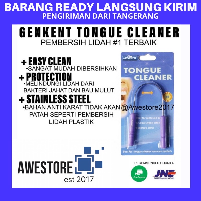 Alat Pembersih Lidah Genkent Tongue Cleaner Scrapper