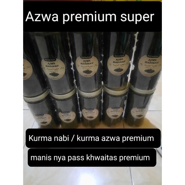 

kurma Azwa premium kemasan tabung ukuran 1kg kurma nabi kurma no 1