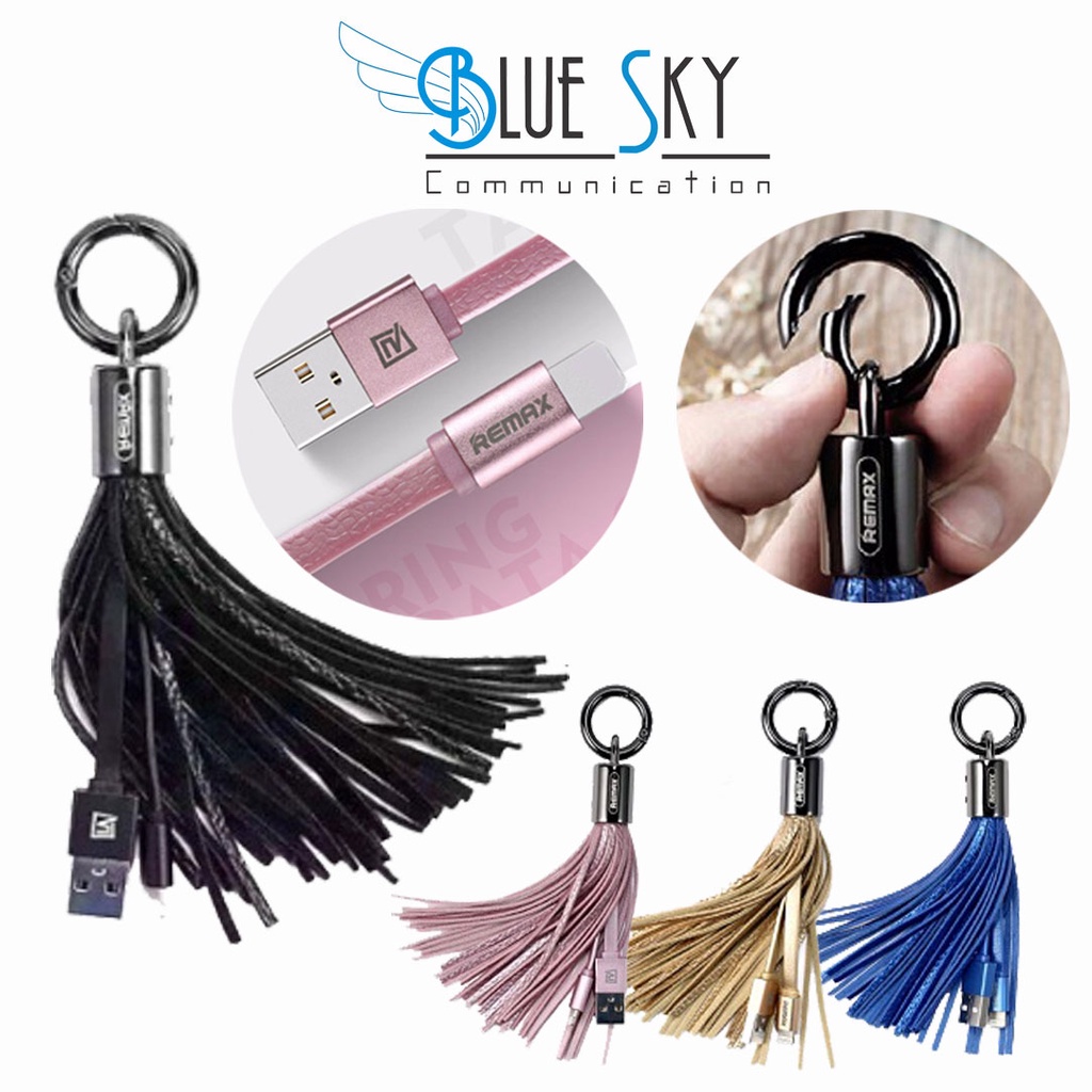 KABEL USB REMAX RING TASSEL RC-053I IPHONE 5G 5S 6G 6 PLUS