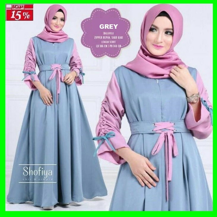 GAMIS SYARI ANNAJAH CAPUCCINO 900GR 110 140 ALLSIZE GAMIS SYARI BUSUI CADAR CREPE HQ POLOS MURAH I.