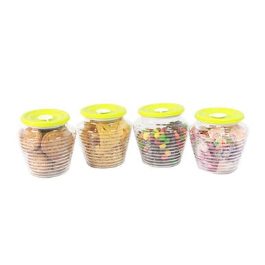 weston toples canister Line set 4 pcs/ canister set / toples / canister plastik