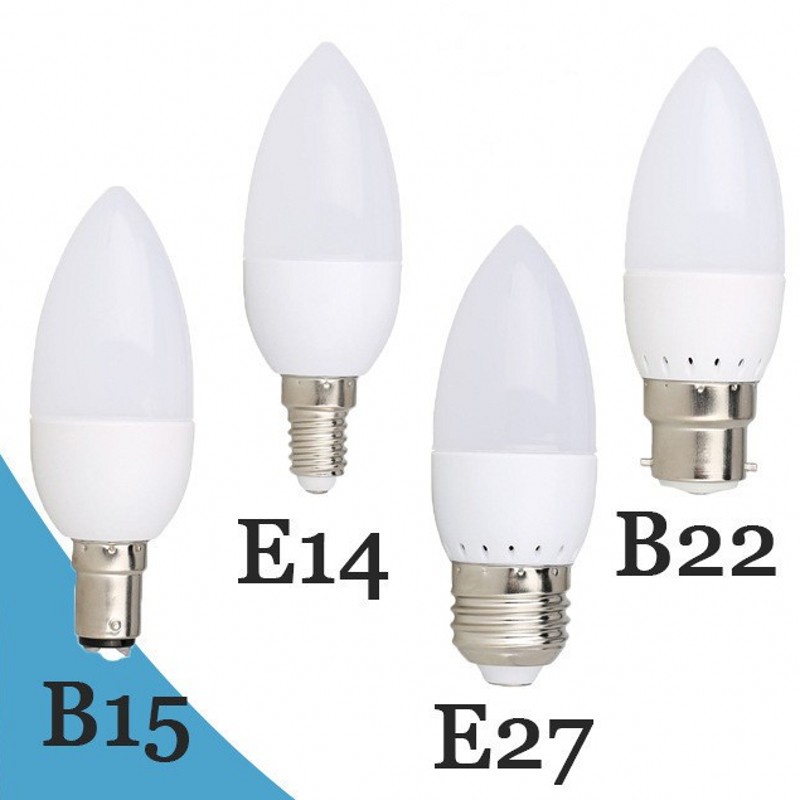 Lampu Bohlam Led E14 E27 B15 B22 Untuk Chandelier