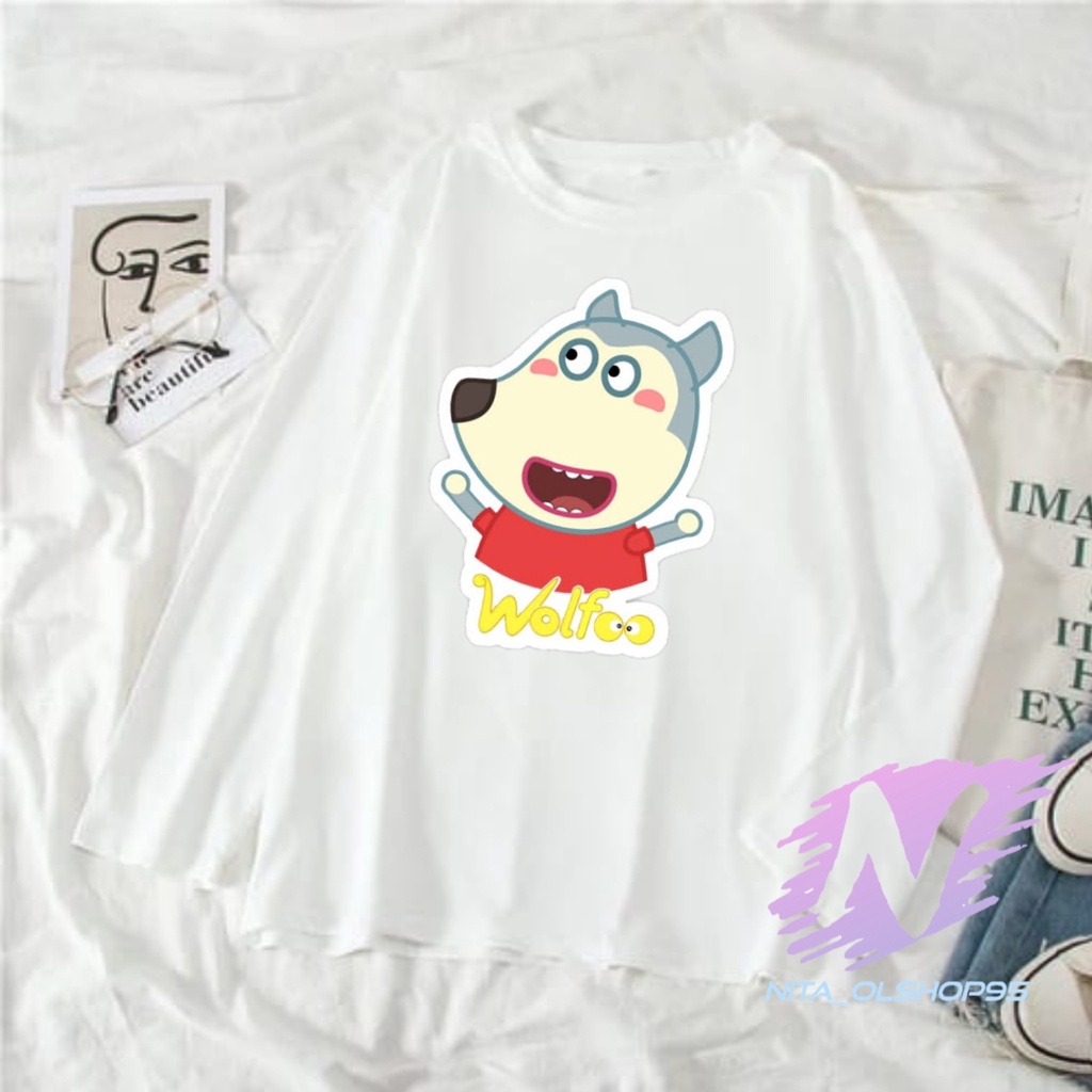 KAOS ANAK WOLFOO BAJU lengan panjang WOLFO