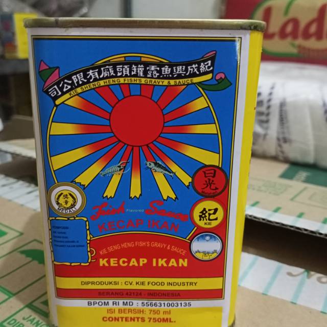 

Kecap Ikan Kaleng Kie Seng Heng 750ML