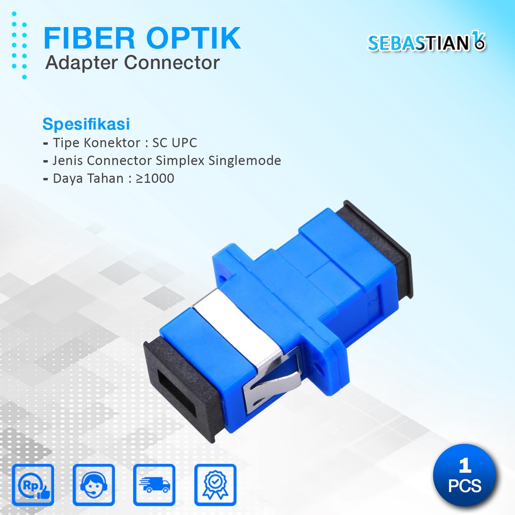 Jual Adapter Sc Upc Adapter Fiber Optik Sc Upc Ftth Adapter Fo Sc Upc