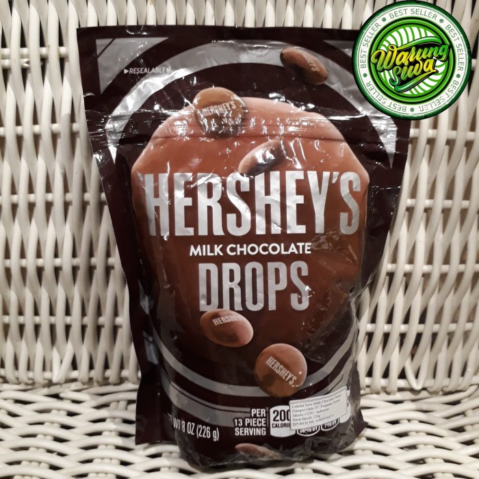 

Hershey's milk chocolate drops 226 gram