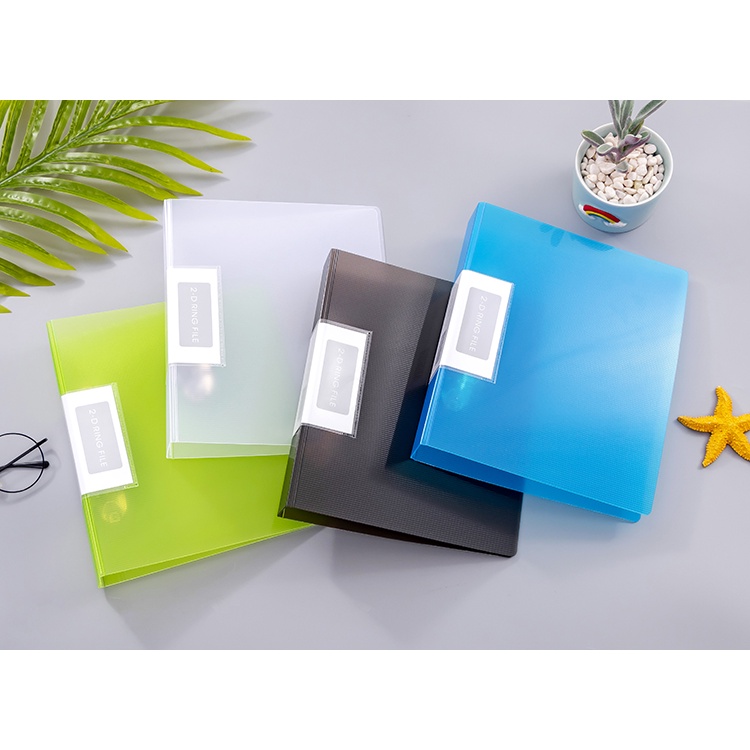 

Binder A5 2Ring Warna Transparan Matte Colour Collectibles