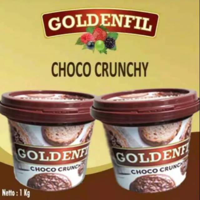 

Selai coklat crunchy goldenfill