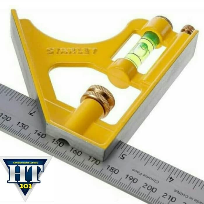 

penggaris siku waterpas 12" Die-Cast Combination Square 46-028 stanley