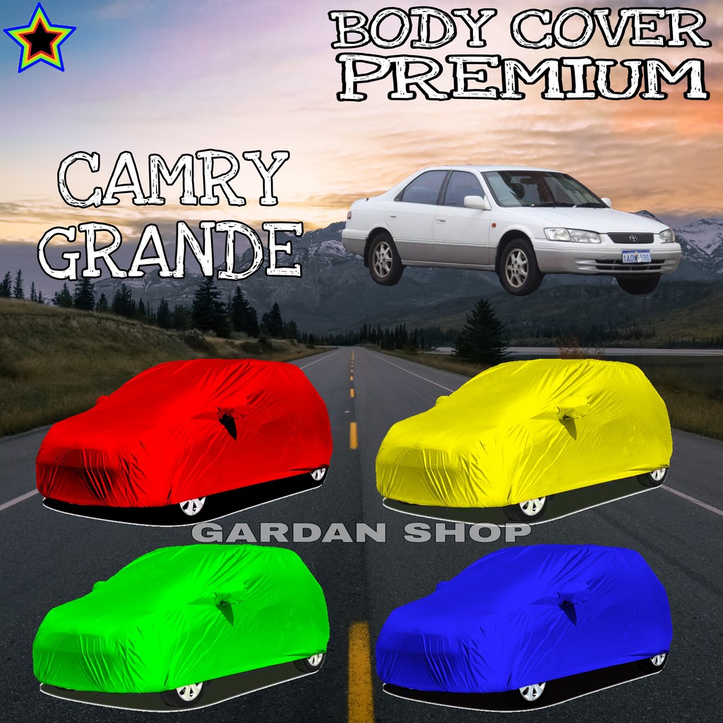 Sarung Mobil CAMRY GRANDE Polos WARNA Body Cover Camry PREMIUM