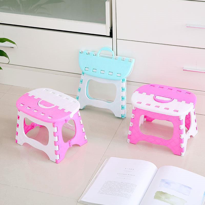  KURSI  LIPAT  PLASTIK  FOLDABLE STOOL KURSI  BELAJAR ANAK  