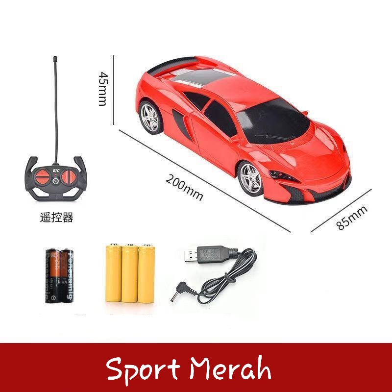 [MS]Mainan Mobil Sport Remote Control  Cas Ulang / Rechargeable Sport Remote Control Car / Mobil RC / Mainan Mobil Remote Control Anak