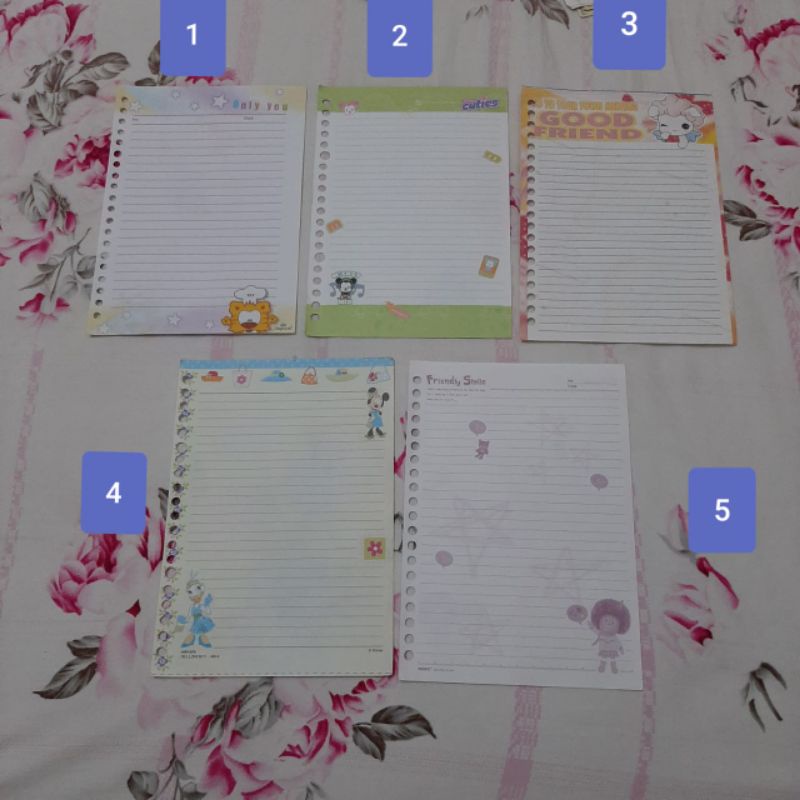 Limited edition kertas binder micky mouse minnie mouse daisy garfield good friend