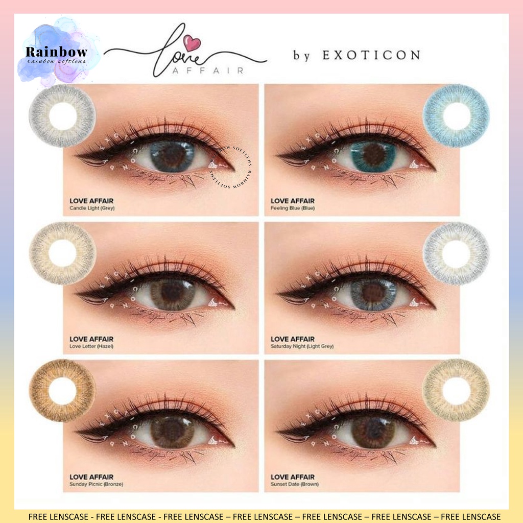 [COD] SOFTLENS X2 LOVE AFFAIR NORMAL BY EXOTICON DIAMETER 14.2MM