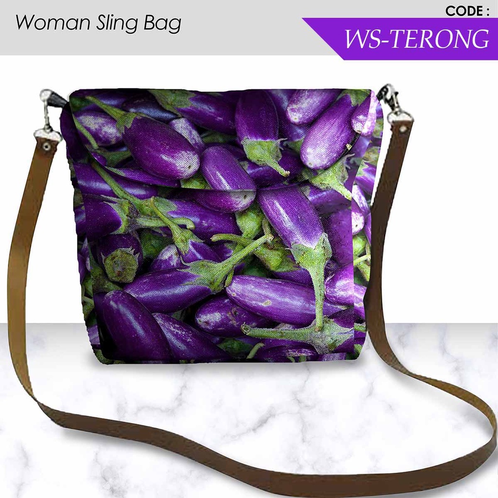 TAS SELEMPANG WANITA, MOTIF UNIK, TAS DAUN, TAS KASUR, TAS GORDEN, TAS KERUPUK, TAS SEMEN, TAS AYAM, TAS CABE.