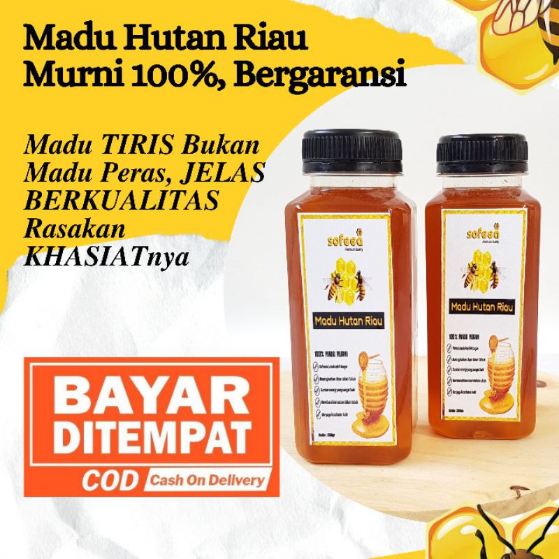 

COD Bayar di tempat | MADU MURNI 100% Hutan Riau KUALITAS TERBAIK 350grm