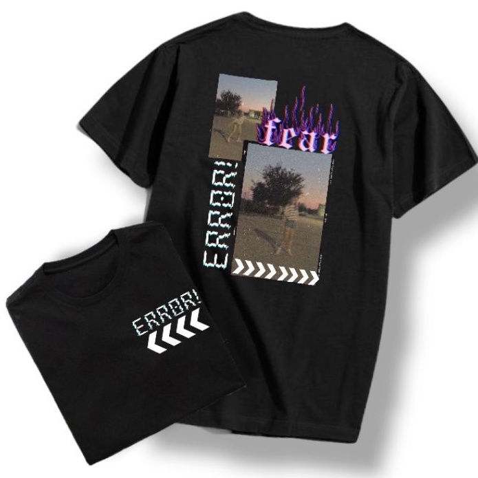 kaos sablon custom foto aesthetic free desain