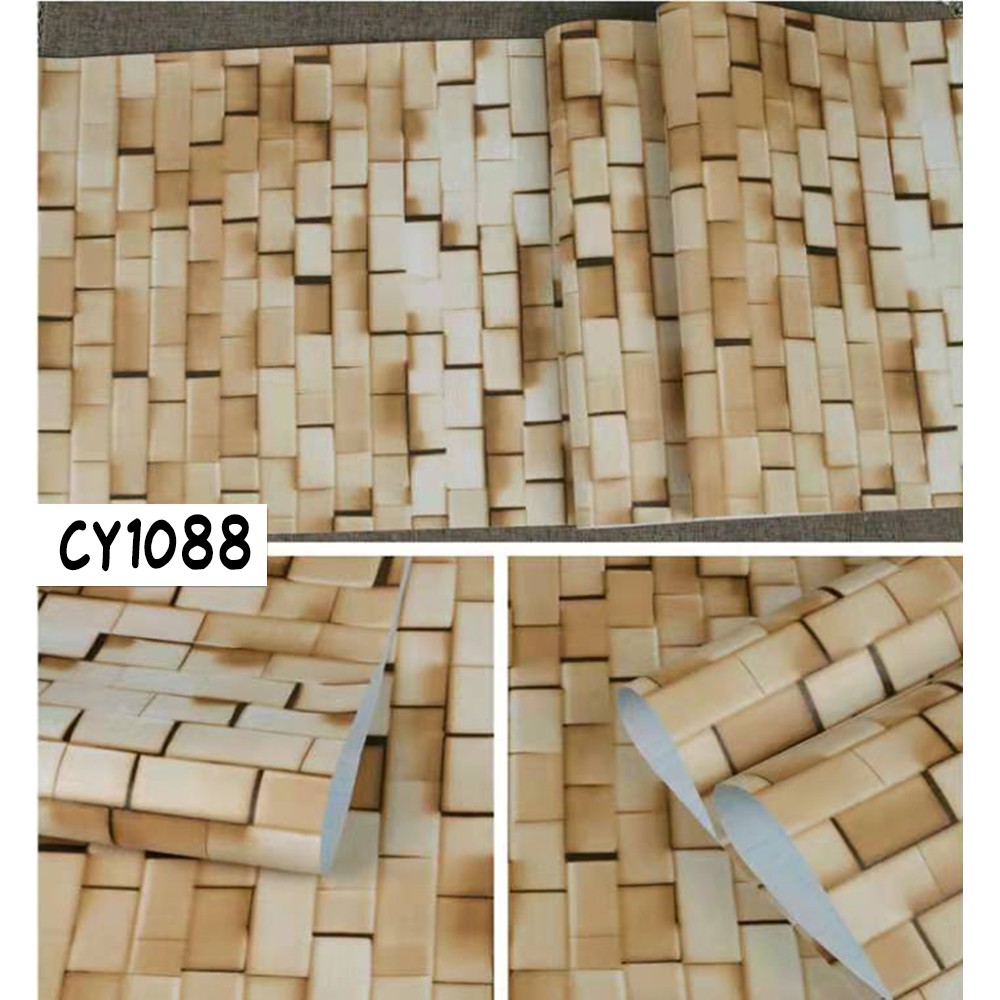 Bayar Ditempat Wallpaper Ukuran 45Cmx45cm X 9mCm Wallpaper Motif/Wallpaper Kreasirumah88