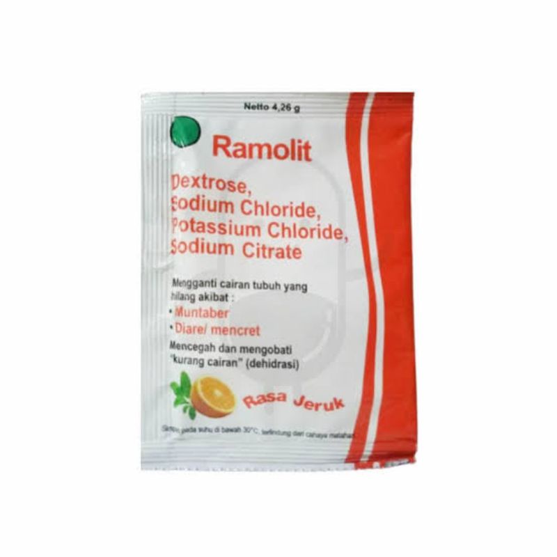 Ramolit Sachet/ Larutan Elektrolit/ Mencegah Dehidrasi