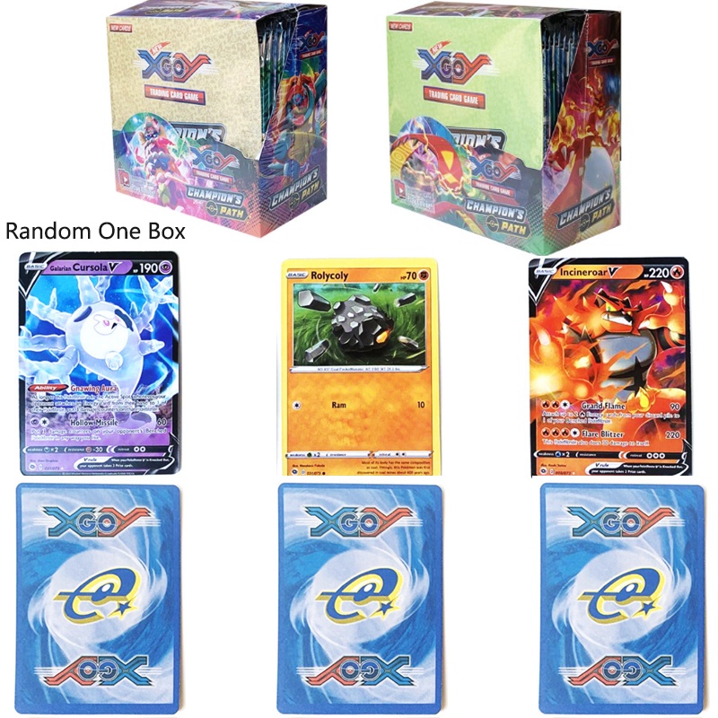 Random 324Pcs Pokemon Cards Pikachu Flash Card Box Collectible Kids Toy Gift Card Game toy for child