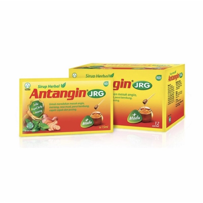 Antangin sirup herbal 15 ml per sachet ( meredakan masuk angin )