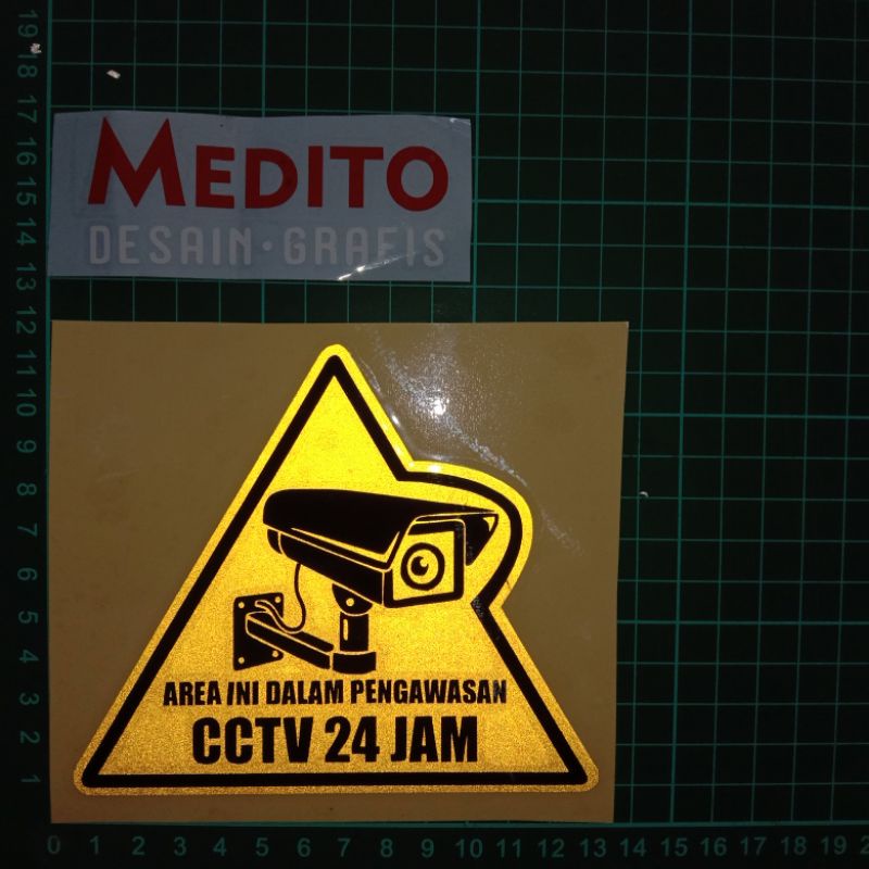 Sticker Cutting CCTV 24 JAM