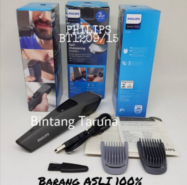 Beard Trimmer Philips BT1209/15 Alat Cukur Philips BT1209 Shaver Trim