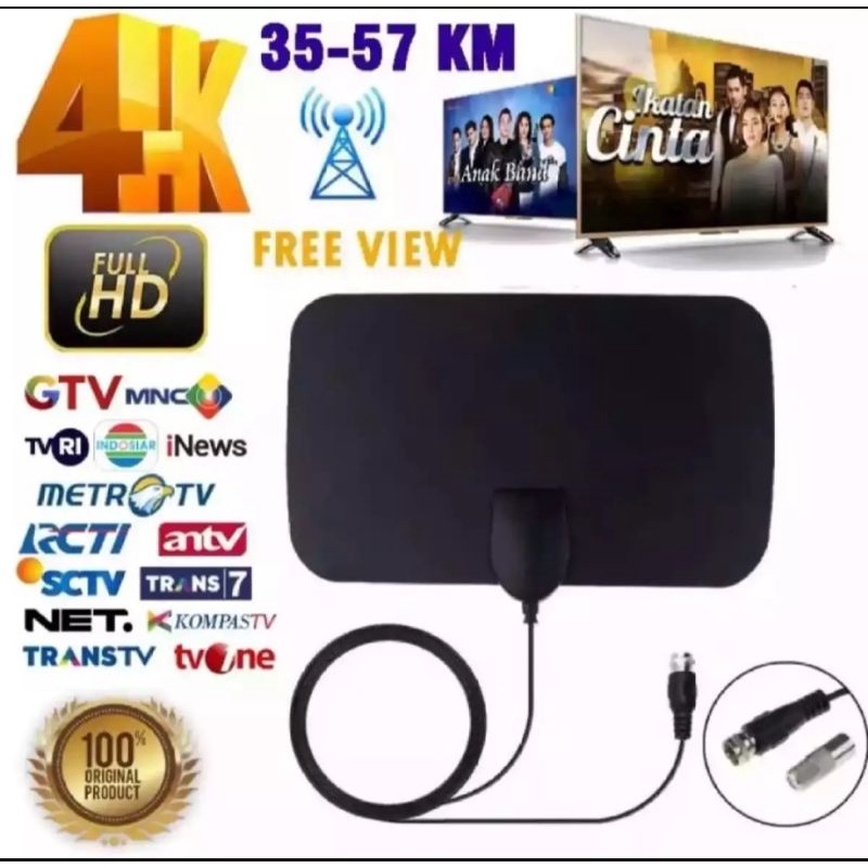 Antena TV Digital DVB T2 4K Original Taffware