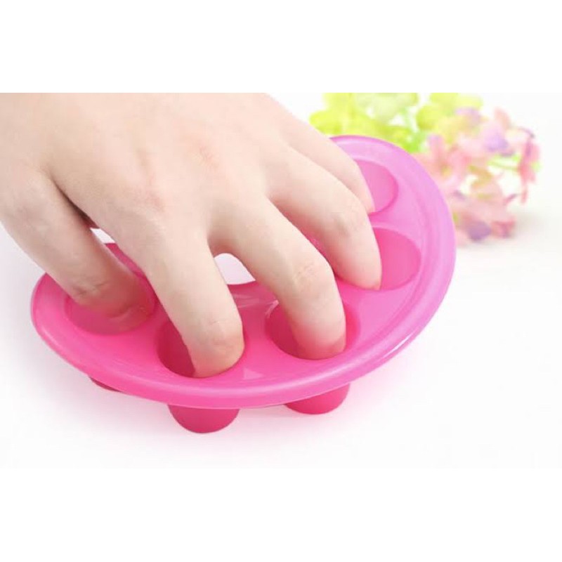 MANICURE BOWL JARI LENGKUNG / WADAH TEMPAT RENDAM JARI MENI NAILART
