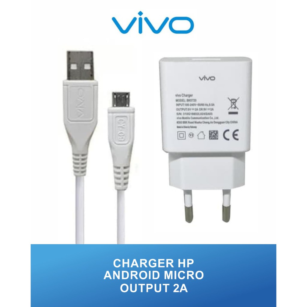 CHARGER VIVO 2A MICRO 1M CHARGER HP