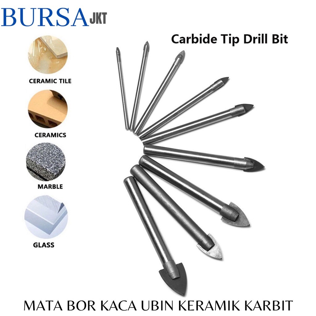 MATA BOR TOMBAK KACA KERAMIK MARMER ALLOY DRILL BIT 14 MM