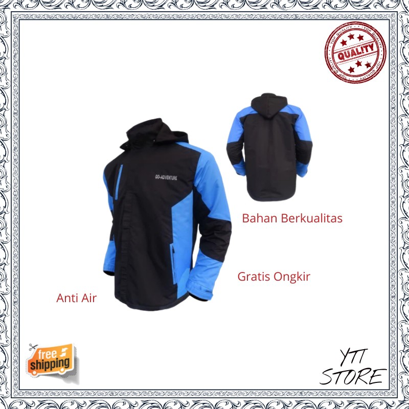 JAKET GUNUNG PRIA ANTI AIR HAMURA MURAH QQ 13
