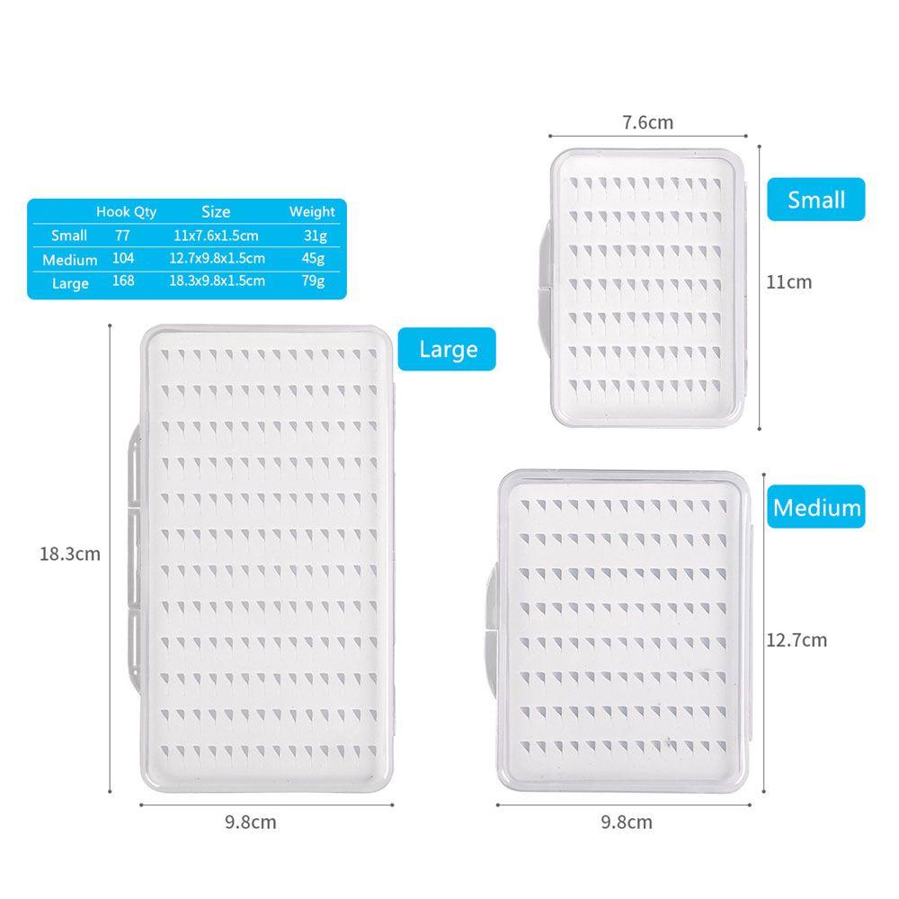 Lanfy Fly Hook Box Lure Umpan Aksesoris Wadah Umpan Aksesoris Aksesoris Memancing Lure Box Lure Storage Box Wadah Umpan Perlengkapan Pancing
