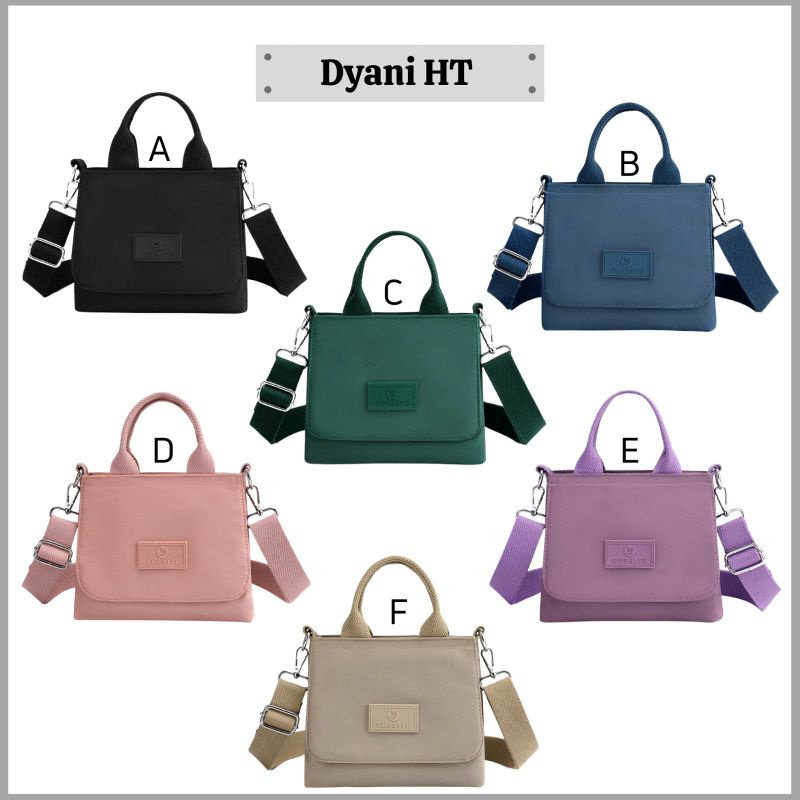 TAS YUESITE DYANI HT TENTENG HANDBAG SELEMPANG WANITA WATERPROOF FASHION CYUTEBAGS