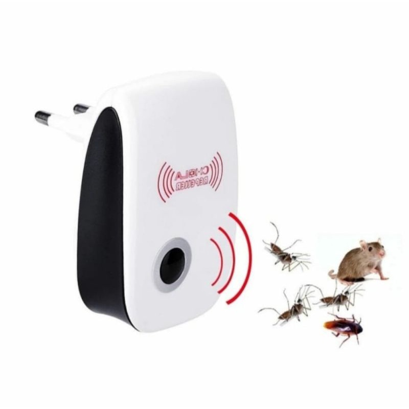 PEST REJECT NEW RIDDEX ALAT PENGUSIR NYAMUK TIKUS SERANGGA - ULTRASONIC PEST REPELLER