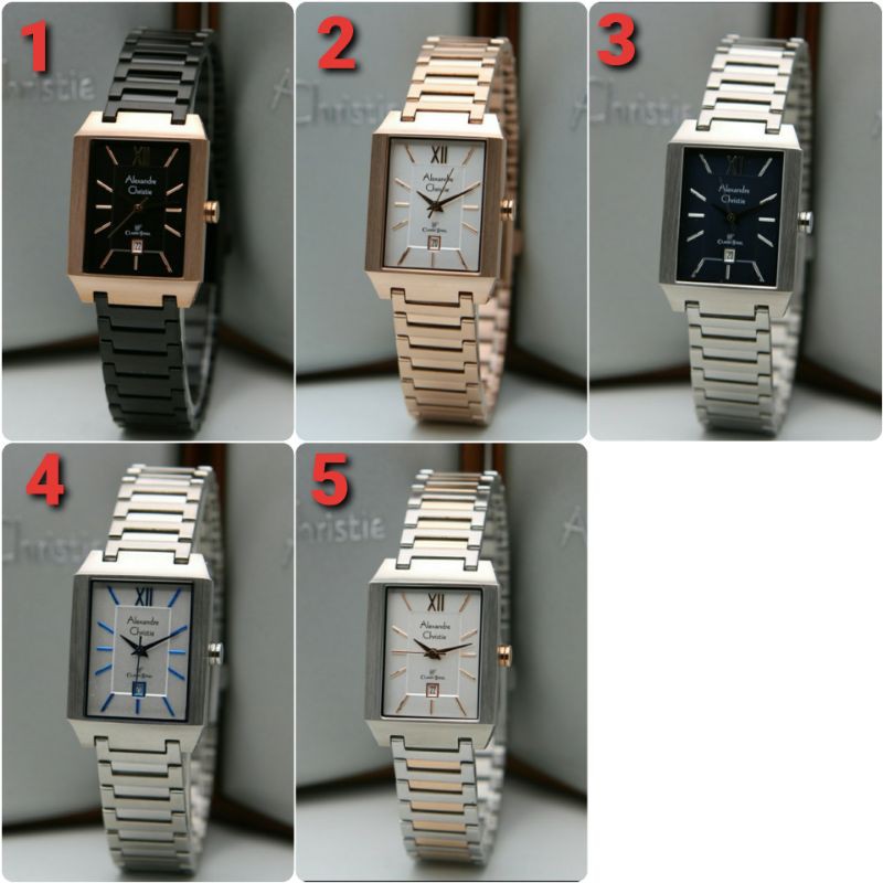 ORIGINAL GARANSI JAM TANGAN WANITA ALEXANDRE CHRISTIE CEWEK RANTAI ALEXANDER CRISTIE CRISTY AC TWKI