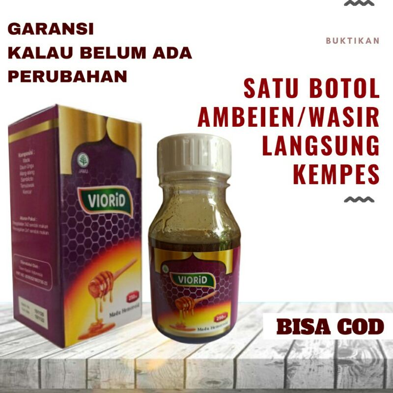 Viorid madu obat ambeien ampuh herbal