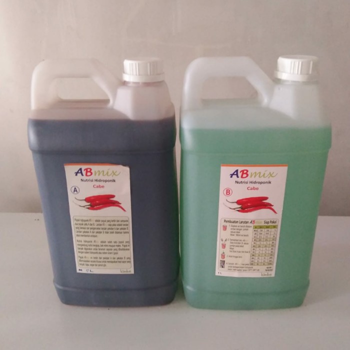 Nutrisi Hidroponik AB Mix Cabe Cair 5 Liter