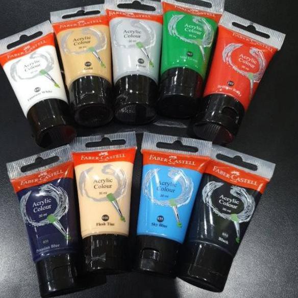 

Shopee COD..! Cat Acrylic Primary Color Faber Castell 30 ml ☼