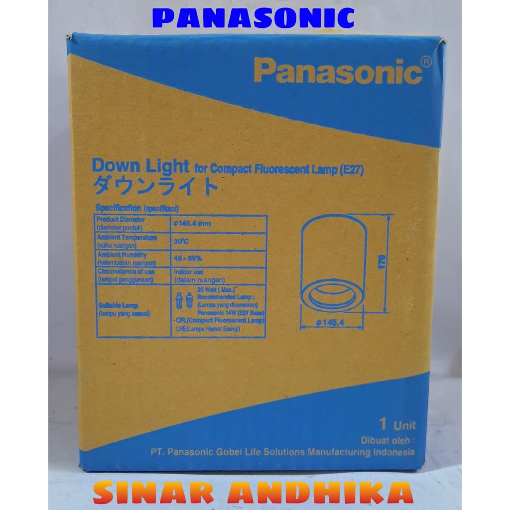 DOWNLIGHT OUTBOW BULAT PANASONIC NLP 72305/NLP 72306