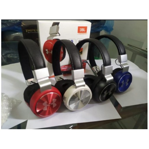 HEADPHONE Earphone bando bluetooth / WIRELESS jbl/Armour 855 Super Bass