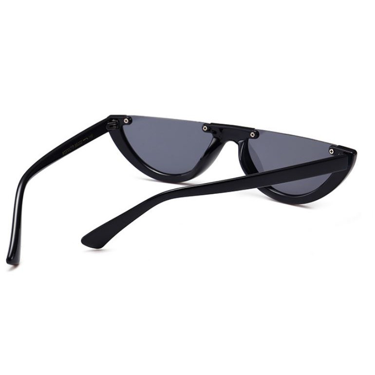 T&amp;Y  Kacamata Hitam Wanita Pria Kacamata Oval Kode 8066 Half Frame Sunglasses