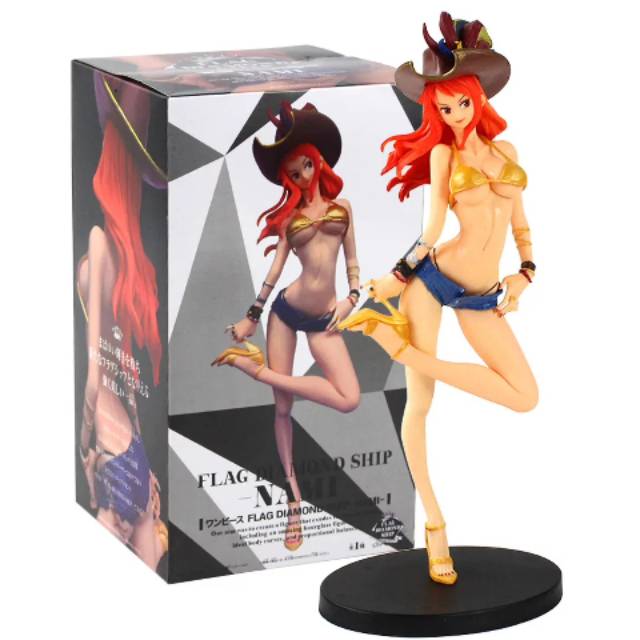 Action Figure One piece Nami Flag Diamond ship Cast of