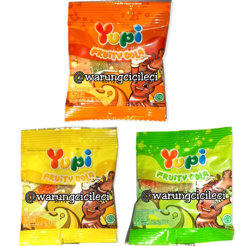 

YUPI FRUITY COLA 6g