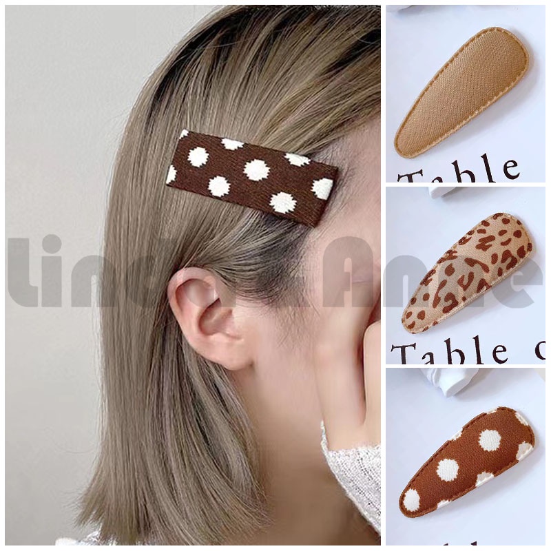 Jepit Rambut Wanita Gaya Retro Motif Daily Fashion Kekinian Korean Import