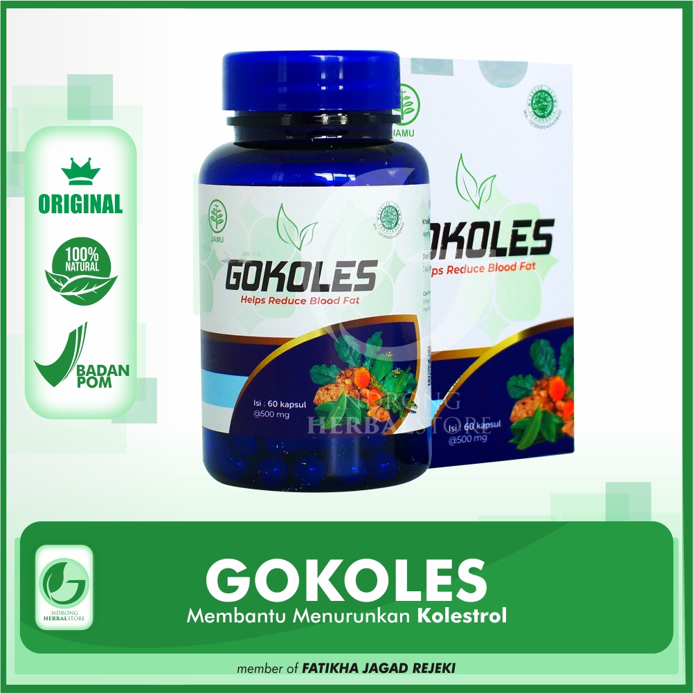 

OBAT KOLESTROL TERAMPUH DAN TERASLI 100% ORIGINAL GOKOLES KAPSUL JTV TV9