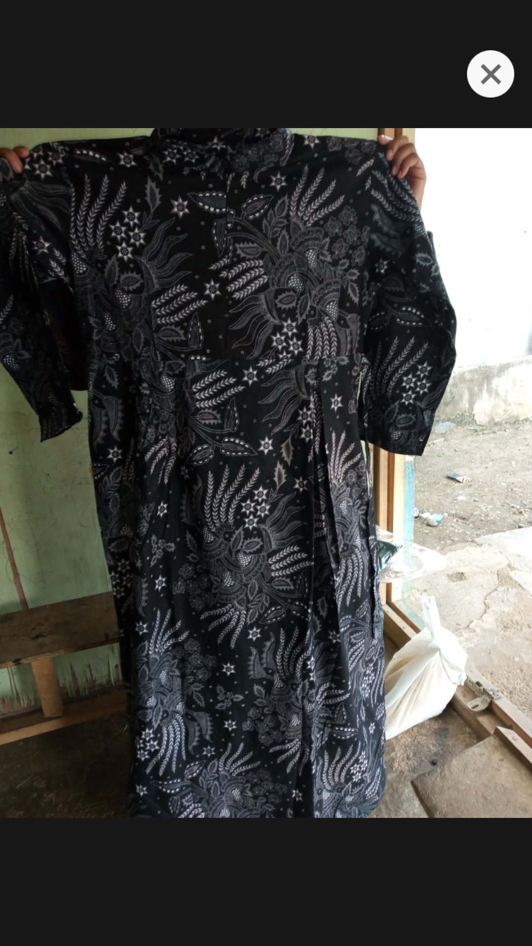 Baju Batik Gamis Batik Gamis Batik Baju Syari Dress Gamis Batik