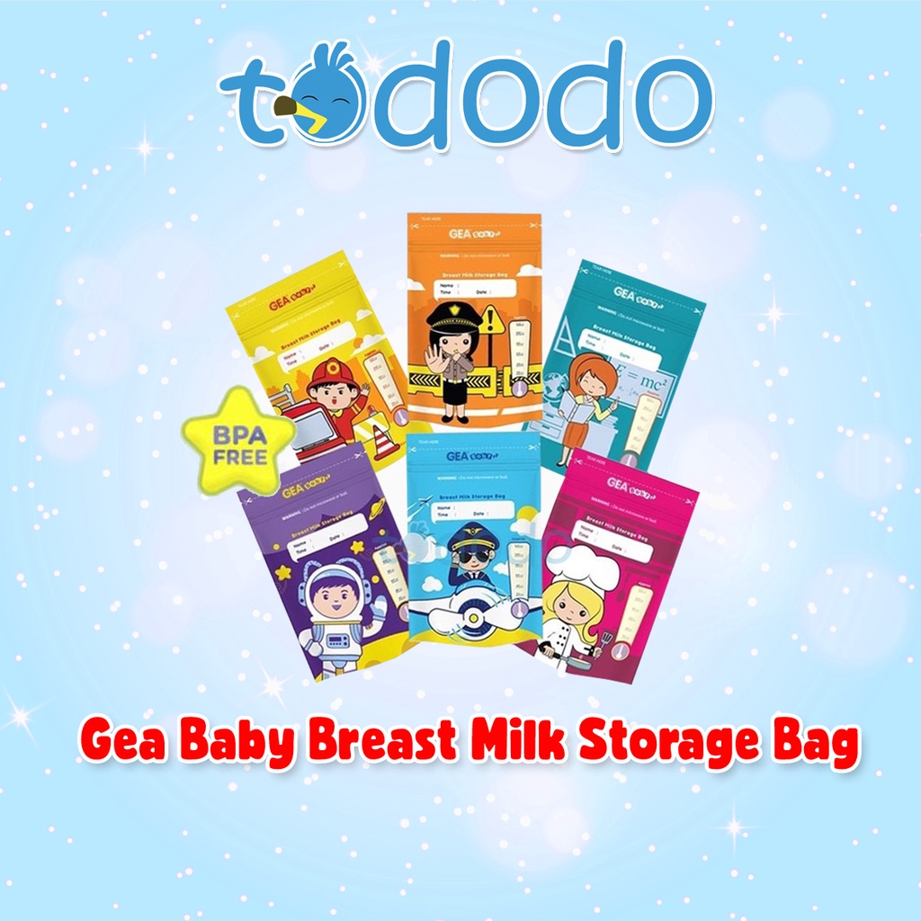 Kantong ASI Gea Baby 120ml Seri Profesi Breast Milk Storage Bag