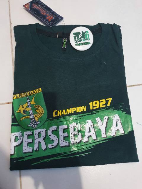 KAOS TSHIRT PERSEBAYA CHAMPION 1927 PREMIUM