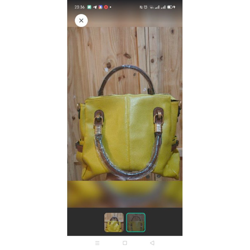 Tas Wanita Warna Kuning Lemon